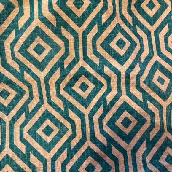 Other - 2 pillow case covers! Zip up!Geometric Patterned Fabric🩷